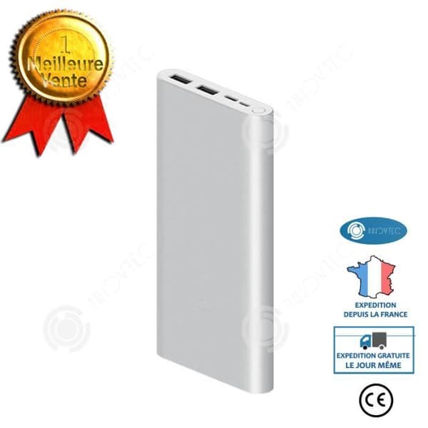 INN® Powerbank mobil kraft 3 10000mAh ultratunn kompakt bärbar högkapacitet snabbladdning mini lämplig för powerbank