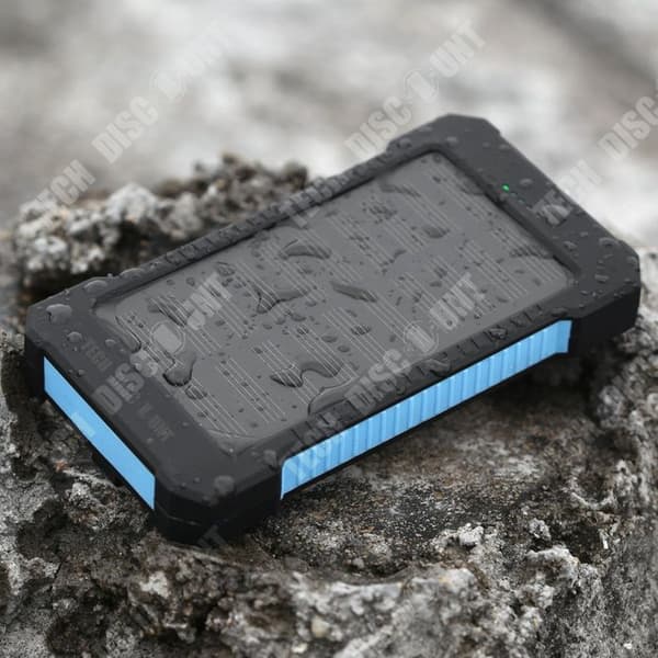 TD Solar Power Bank Td Kapacitet 12 000 Mah Cells Litiumion Polymer Batteri Solar Laddningsfunktion Usb-kontakter