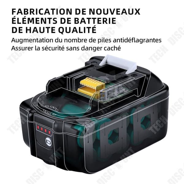 TD Energup 18V 4000mAh Li-ion batteri för mak 18V batteri är kompatibel med modellerna BL1850 BL1830 BL1835 LXT400 194204-5