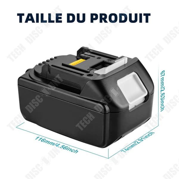 TD Energup 18V 4000mAh Li-ion batteri för mak 18V batteri är kompatibel med modellerna BL1850 BL1830 BL1835 LXT400 194204-5