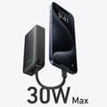 Miniatyrbild 4 av 6: Anker Nano Powerbank - 10000 mAh med integrerad USB-C-kabel - Maximal effekt PD 30 W med 1 USB-C-port, 1 USB-A-port 134