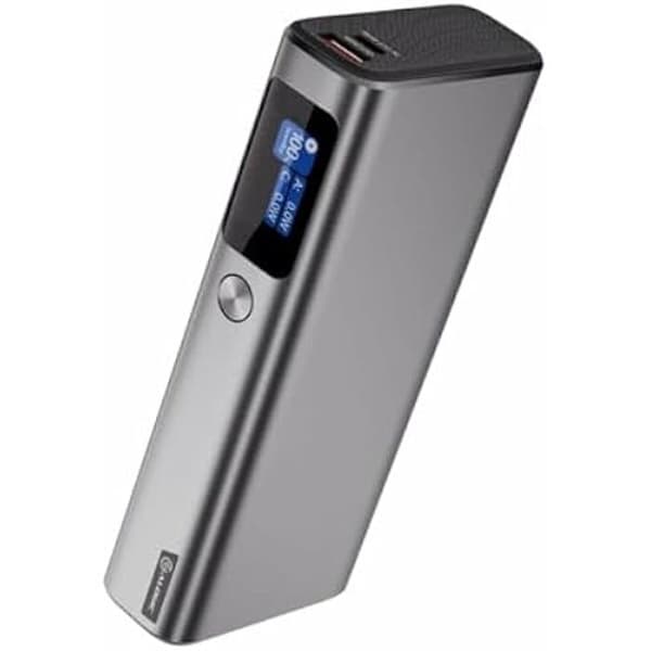 Powerbank - ALOGIC - 20000mAh - 130W - Hög kapacitet - Snabb laddning Svart, Silver