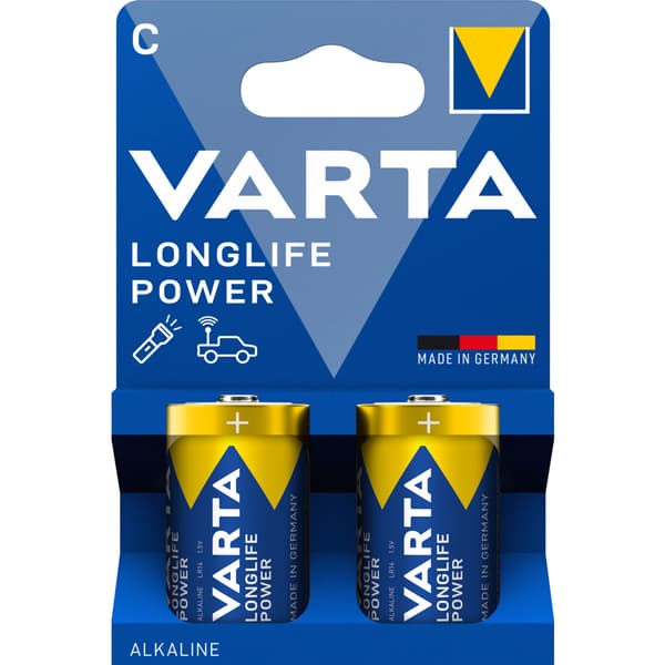 Batteri Varta Longlife Power LR14 C 2 pk