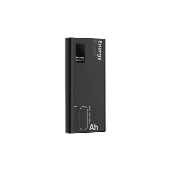 Powerbank 10000mAh EnergyPulse USB-A/USB-C PD 22,5W med Digital Display