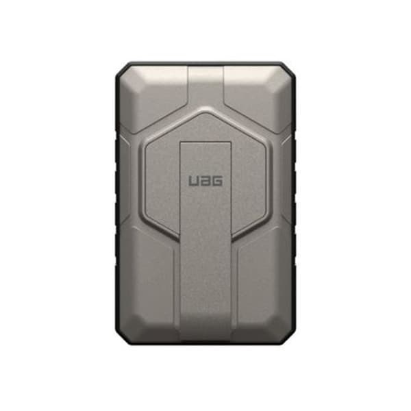 Magnetisk Extern Batteri 10000mAh 20W IPX6 Robust med Stöd UAG Grå