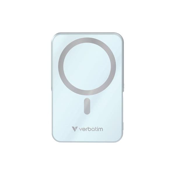 Batteri Externt - VERBATIM - Ladda 'n' Gå - 10 000 mAh - MagSafe - Snabbladdning 15 W