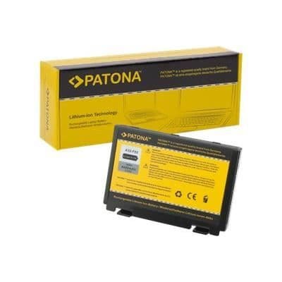 PATONA batteri för ASUS K50ij 4400mAh A32-F82 F52, 4400mAh, 11,1V, 6celler.