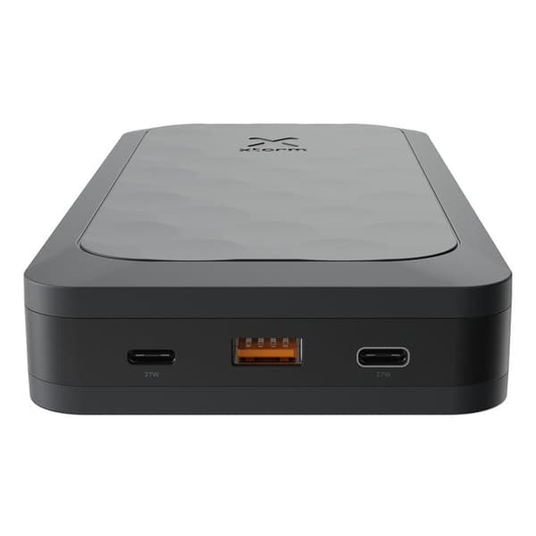 Externt batteri 45000mAh 67W 2x USB-C + USB-C LED-skärm Kompakt Xtorm Svart