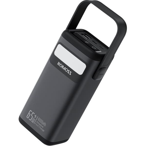 Romoss PMT40 40000mAh Snabbladdning PD3.0 (65W) svart