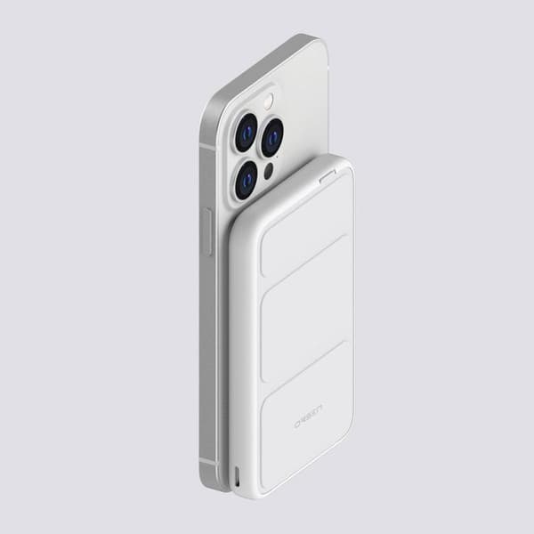 Eloop Orsen EW56 7000mAh med trådlös magnetisk laddning, vit