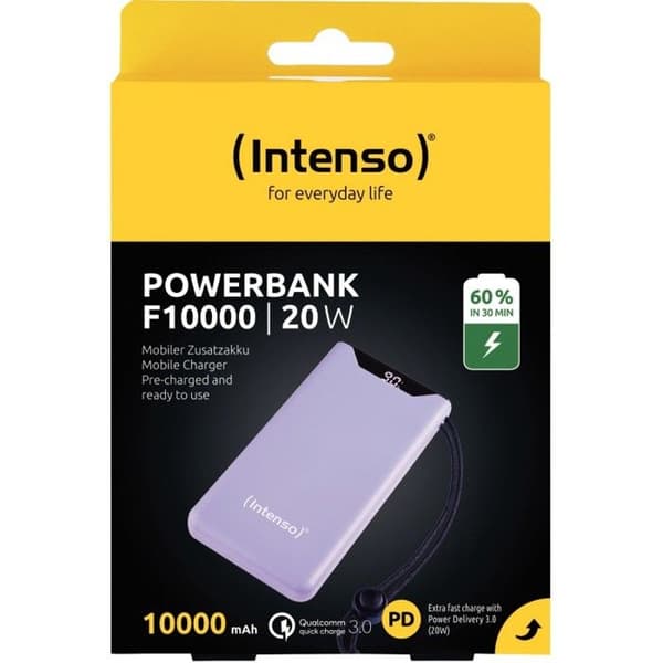 Nödbatteri Intenso F10 000 I 20 W Lila
