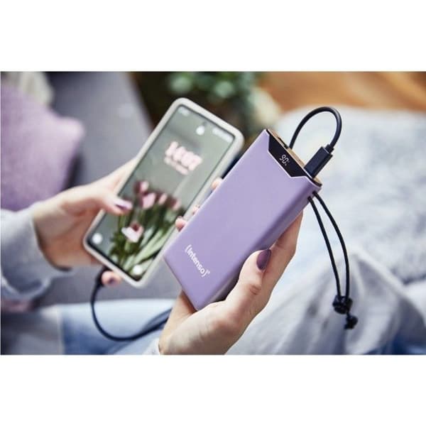 Nödbatteri Intenso F10 000 I 20 W Lila