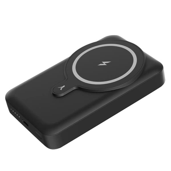 MagSafe extern batteri 15W 10000mAh med USB C utgång 20W Akashi svart