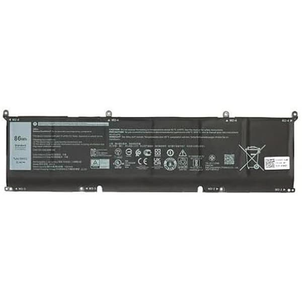 Batteri - DELL - BTRY,PRI,86WHR - 86 Wh - Litiumjon - Kompatibel med persondator