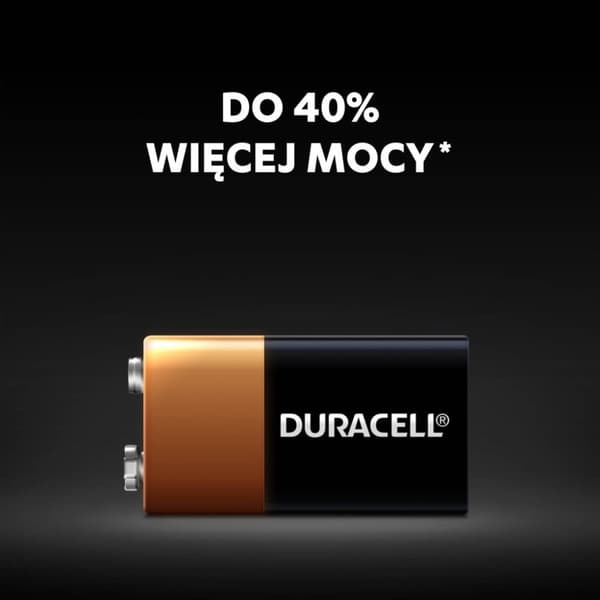 Duracell Basic 6LR61 9V alkaliske batterier, blisterpakning med 1 stk.