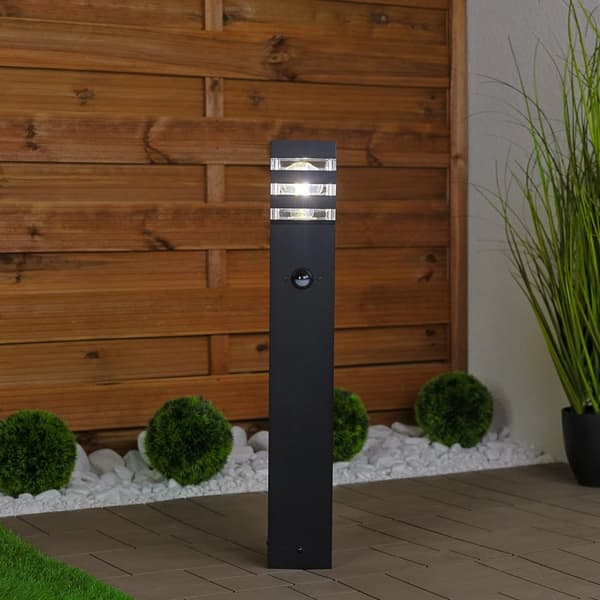 Trädgårdslampa utomhus stående stolpe E27 LED rörelsesensor TAXUS 2 60cm