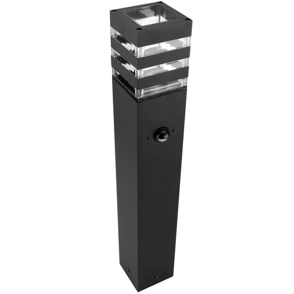 Puutarhavalaisin ulkotiloihin, seisova, E27 LED, liiketunnistin, TAXUS 2, 80 cm