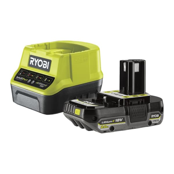 Lithium-ion-batteri RYOBI ONE+ 2,0 Ah + oplader