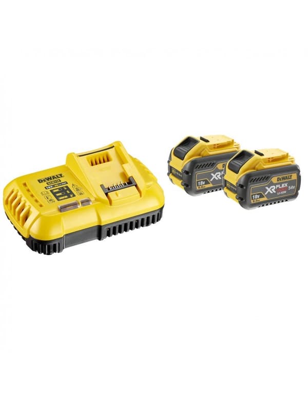DEWALT BATTERI 2x18V 9.0Ah + LADDARE