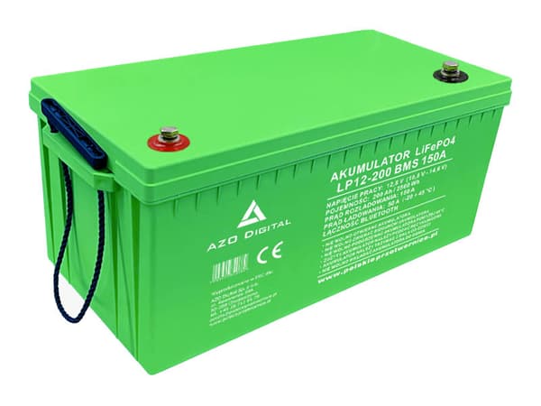 LiFePO4 LP12-200 200Ah 12V 150A BMS-batteri