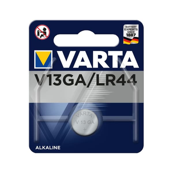 Batteri AG13 LR44 L1154 A76 G13 V13 RW82 V357 Varta