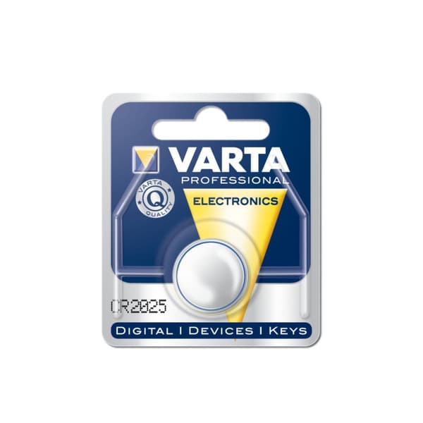 1x CR-2025 CR2025 3V Varta litiumbatteri