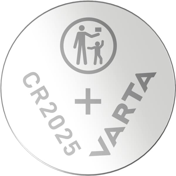 1x CR-2025 CR2025 3V Varta litiumbatteri