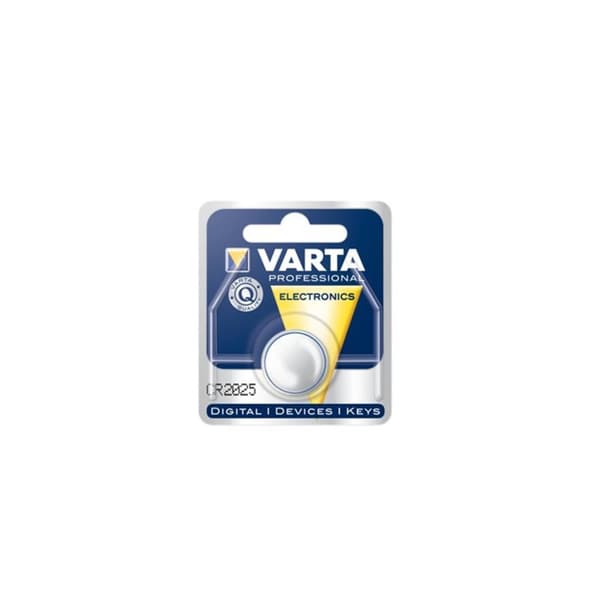 1x CR-2025 CR2025 3V Varta litiumbatteri