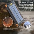 Miniatyrbild 3 av 4: INN Power Bank 1w mAh Mobiltelefon Universell kapacitet Laddning Bärbar strömförsörjning Emergency Solar Compass Strömförsörjning