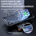 Miniatyrbild 4 av 4: INN Power Bank 1w mAh Mobiltelefon Universell kapacitet Laddning Bärbar strömförsörjning Emergency Solar Compass Strömförsörjning