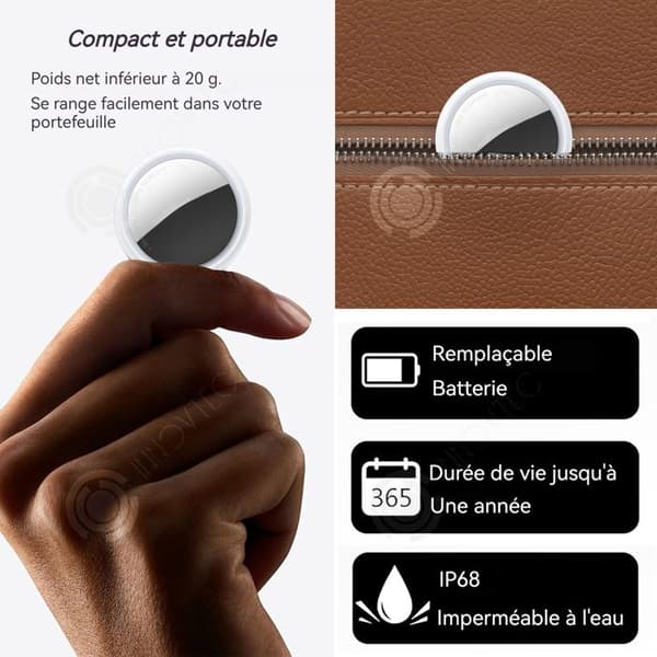 INN Lokalisator paket om 4 tillämplig på OS-system knappcellsbatteri cr2032 integrerad tätning IP67 exakt positionering lokalisator GP