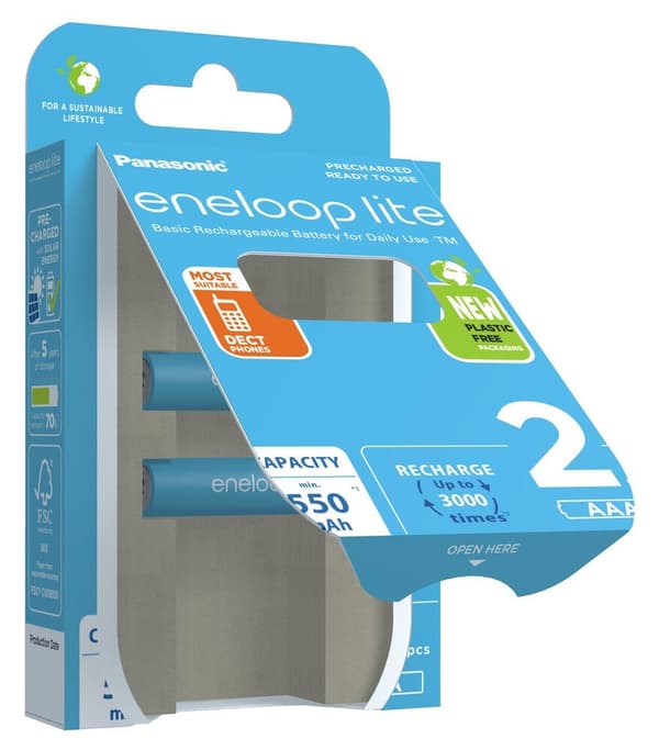 PANASONIC ENELOOP LITE AAA 550mAh 2 st