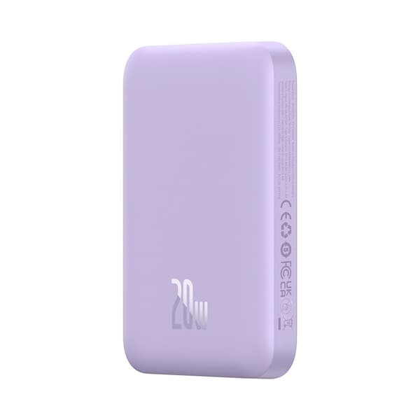 Baseus Magnetic Mini Air P10059002513-00 Litiumpolymeerivaravirtalähde 6000 mAh Violetti