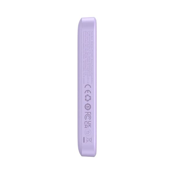 Baseus Magnetic Mini Air P10059002513-00 Litiumpolymeerivaravirtalähde 6000 mAh Violetti