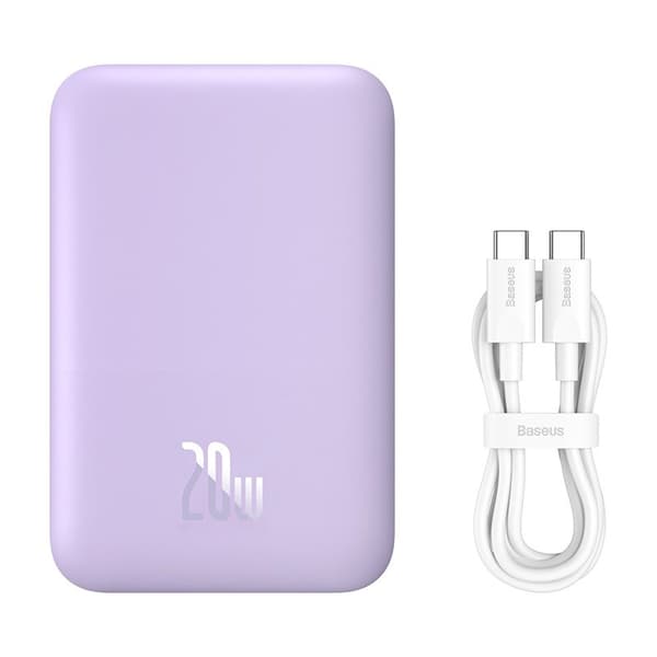 Baseus Magnetic Mini Air P10059002513-00 Litiumpolymeerivaravirtalähde 6000 mAh Violetti
