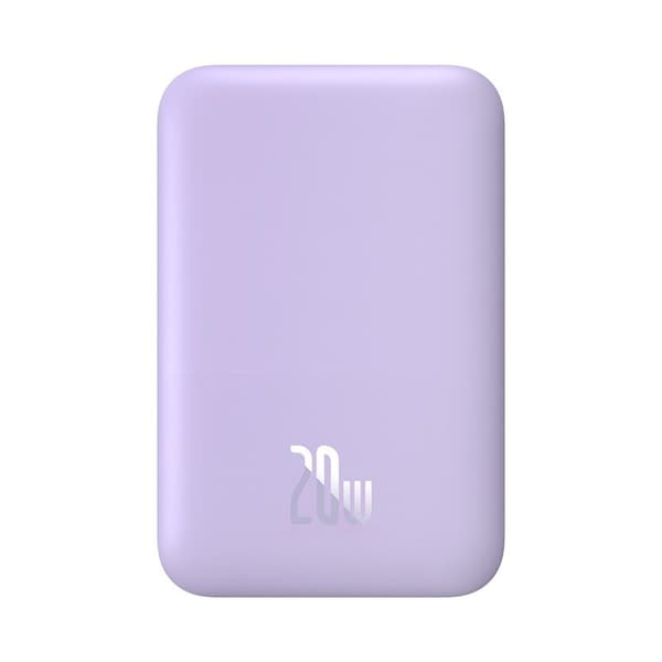 Baseus Magnetic Mini Air P10059002513-00 Litiumpolymeerivaravirtalähde 6000 mAh Violetti