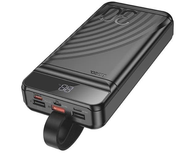 Hoco J123B Powerbank 30 000 mAh Sort