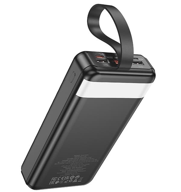 Hoco J123B Powerbank 30 000 mAh Sort