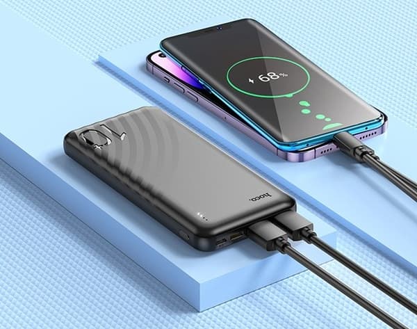 Hoco J123 Powerbank 10 000 mAh musta