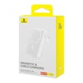Miniatyrbillede 7 af 8: Baseus P10022109223-00 Lithium-polymer (LiPo) powerbank 10000 mAh Trådløs opladning Hvid
