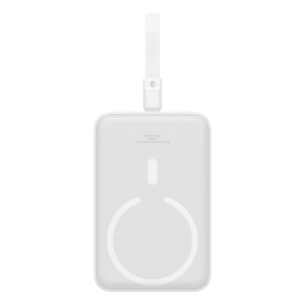 Baseus P10022109223-00 Lithium-polymer (LiPo) powerbank 10000 mAh Trådløs opladning Hvid
