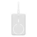 Miniatyrbillede 1 af 8: Baseus P10022109223-00 Lithium-polymer (LiPo) powerbank 10000 mAh Trådløs opladning Hvid