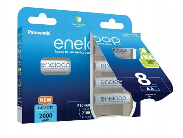 PANASONIC ENELOOP AA 2000mAh 8 st