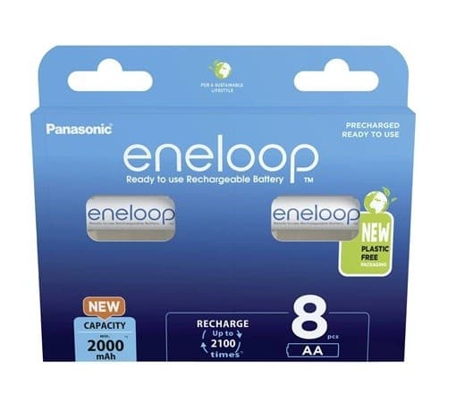 PANASONIC ENELOOP AA 2000mAh 8 st