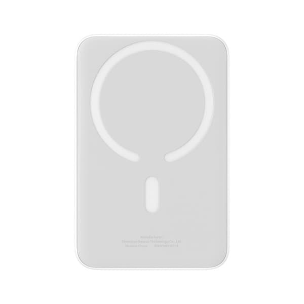 Baseus P10059001223-00 Lithium-polymer (LiPo) powerbank 10000 mAh Trådløs opladning Hvid