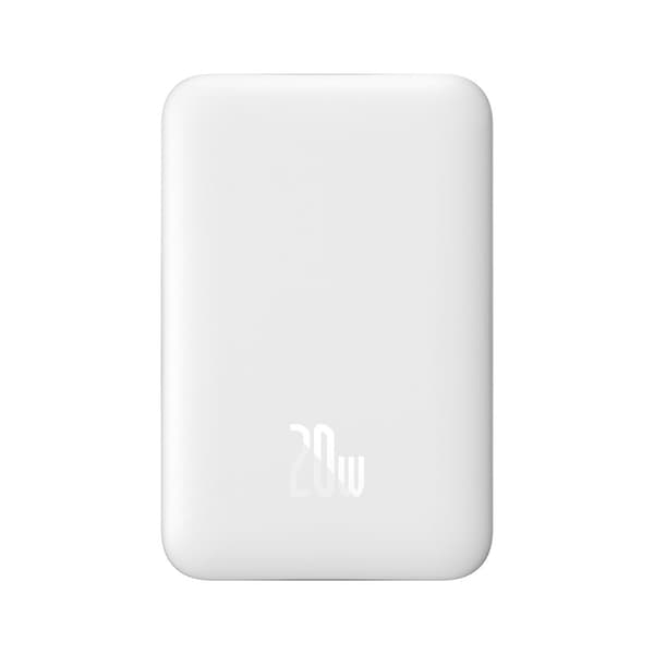 Baseus P10059001223-00 Lithium-polymer (LiPo) powerbank 10000 mAh Trådløs opladning Hvid