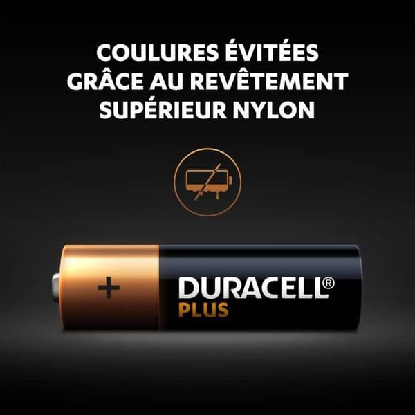 Duracell Plus AA alkaliska batterier, 1,5V LR6 MN1500, 12-pack