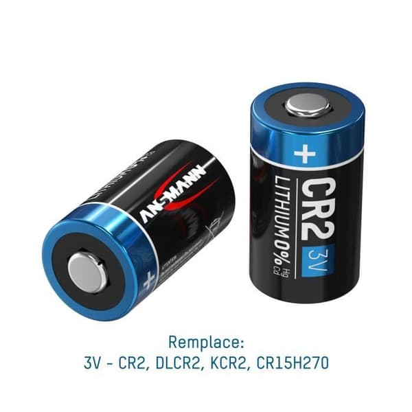 8x ANSMANN CR2 litiumbatteri 3V - högpresterande batteri (8 st)