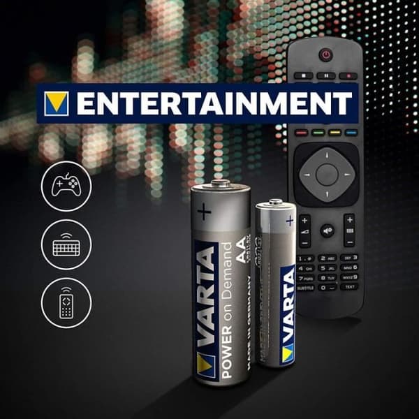 Varta Alkaliska Batterier Power on Demand Baby C Hög Kvalitet 20-pack - 401 - C Baby