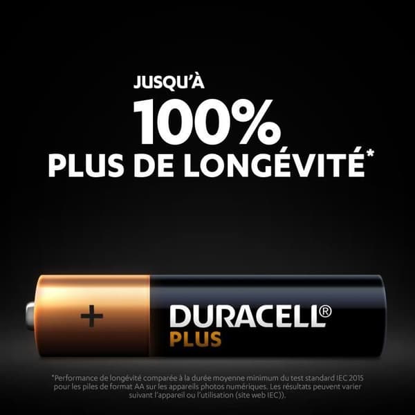 Duracell Plus AAA alkaliska batterier, 1,5V LR03 MN2400, 12 st